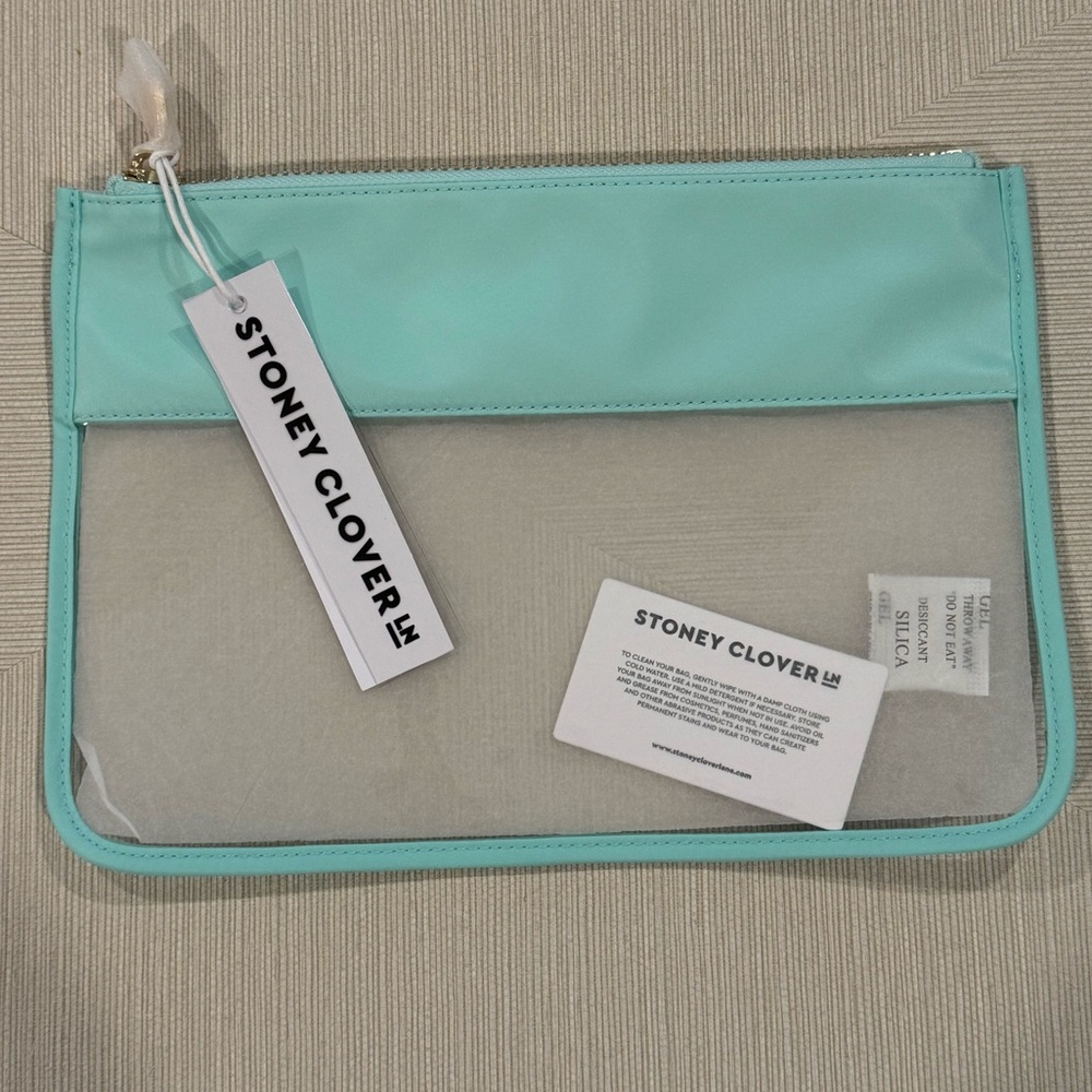 STONEY CLOVER LANE Clear Flat Pouch!